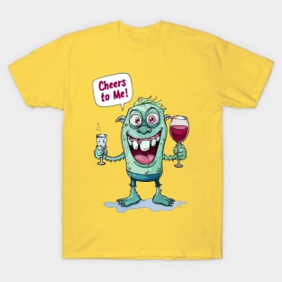 Solo Cheers: This Monster Raises a Toast to You! T-Shirt